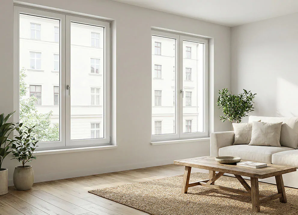 White windows Prismatic Oknoplast